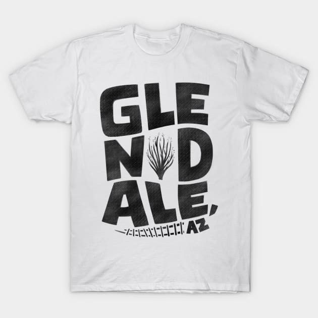 Glendale Vintage Type T-Shirt by DreamBox